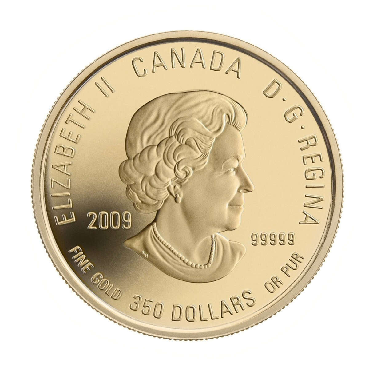 2009 $350 Provincial Floral Emblems: Pitcher Plant - Pure Gold Coin