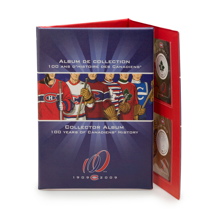 2009 50 Cent Montreal Canadiens Centennial - 6 Coin Collector Album