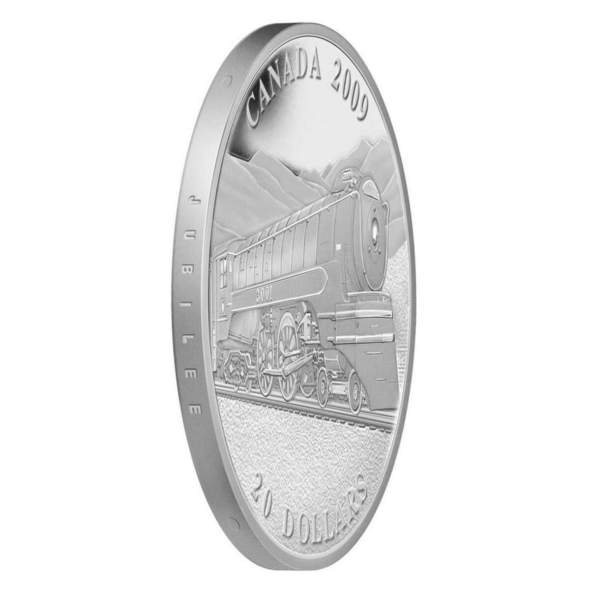 2009 $20 Great Canadian Locomotives: The Jubilee - Pure Silver Coin