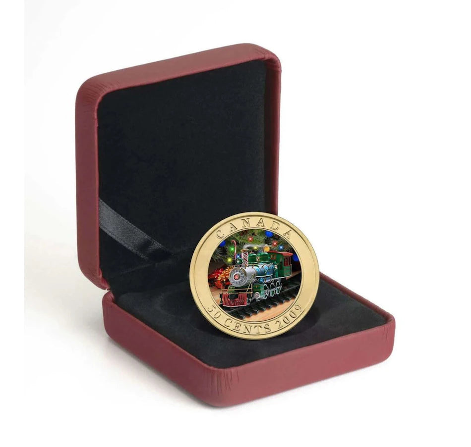 2009 50c Holiday Toy Train - Lenticular Coin