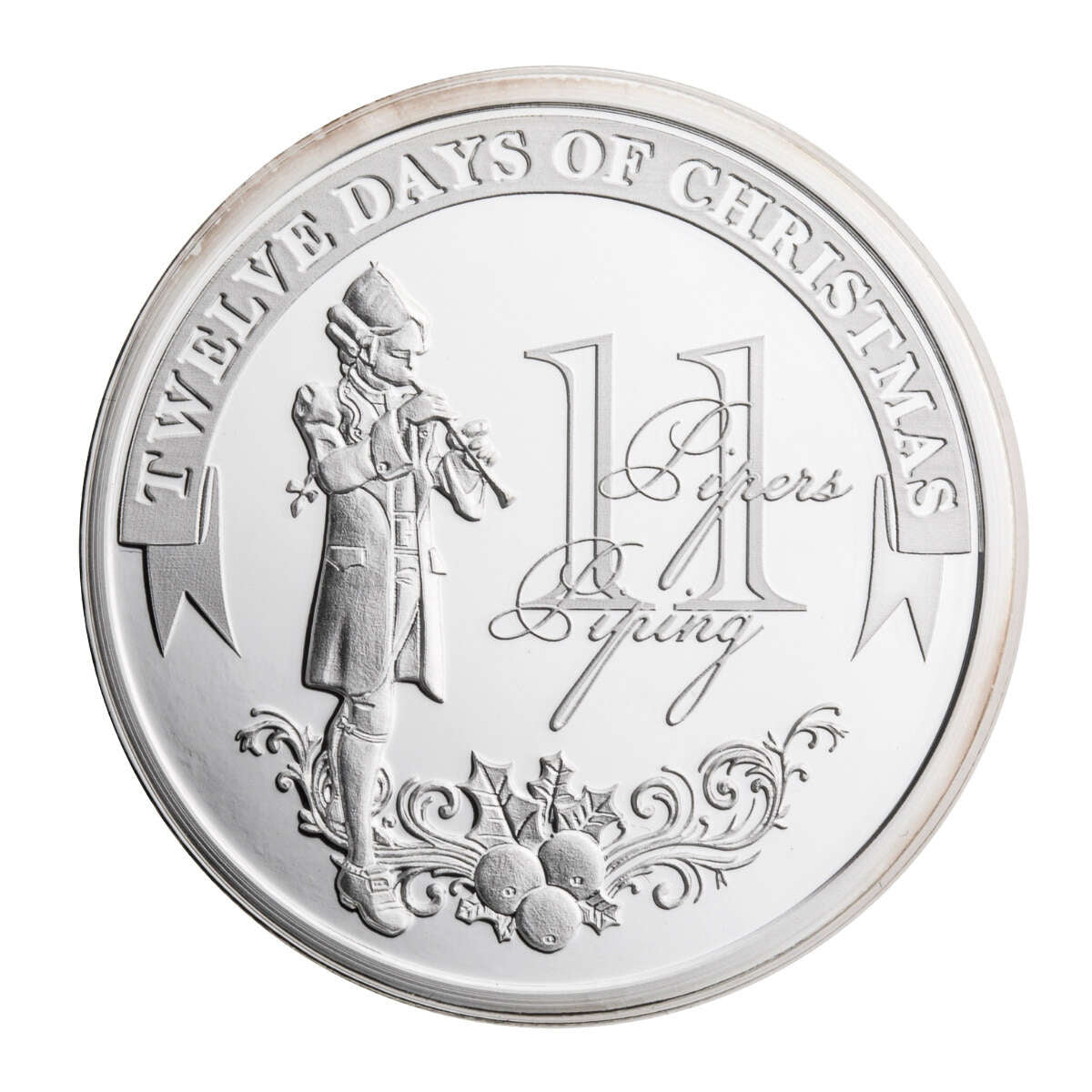 2010 $2 The Twelve Days of Christmas - 12-Coin Pure Silver Set