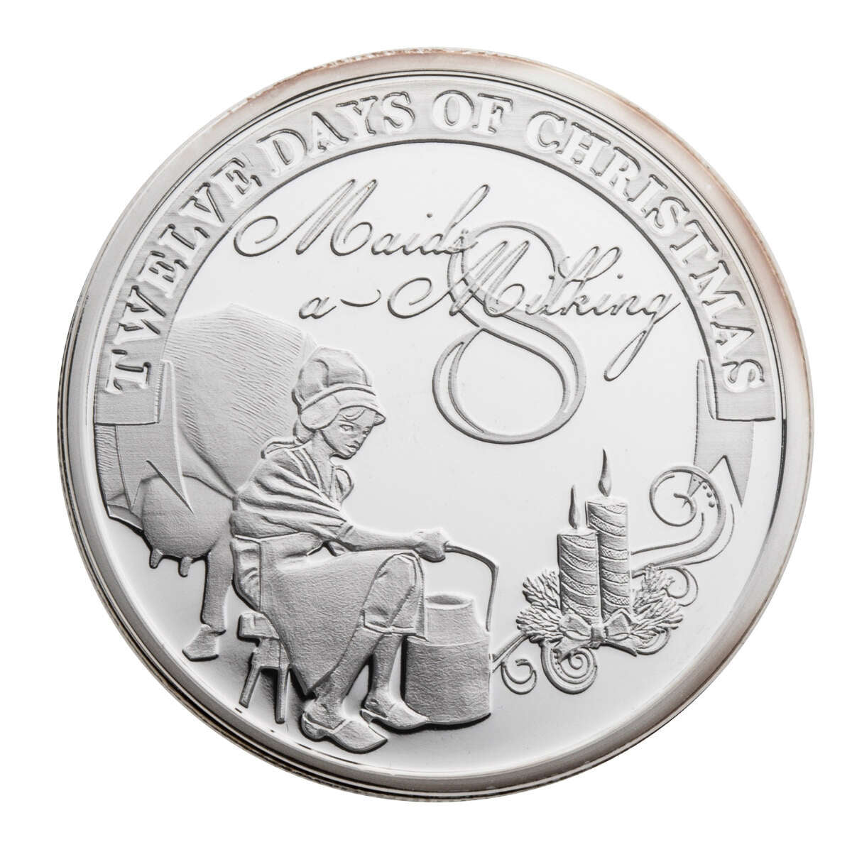 2010 $2 The Twelve Days of Christmas - 12-Coin Pure Silver Set