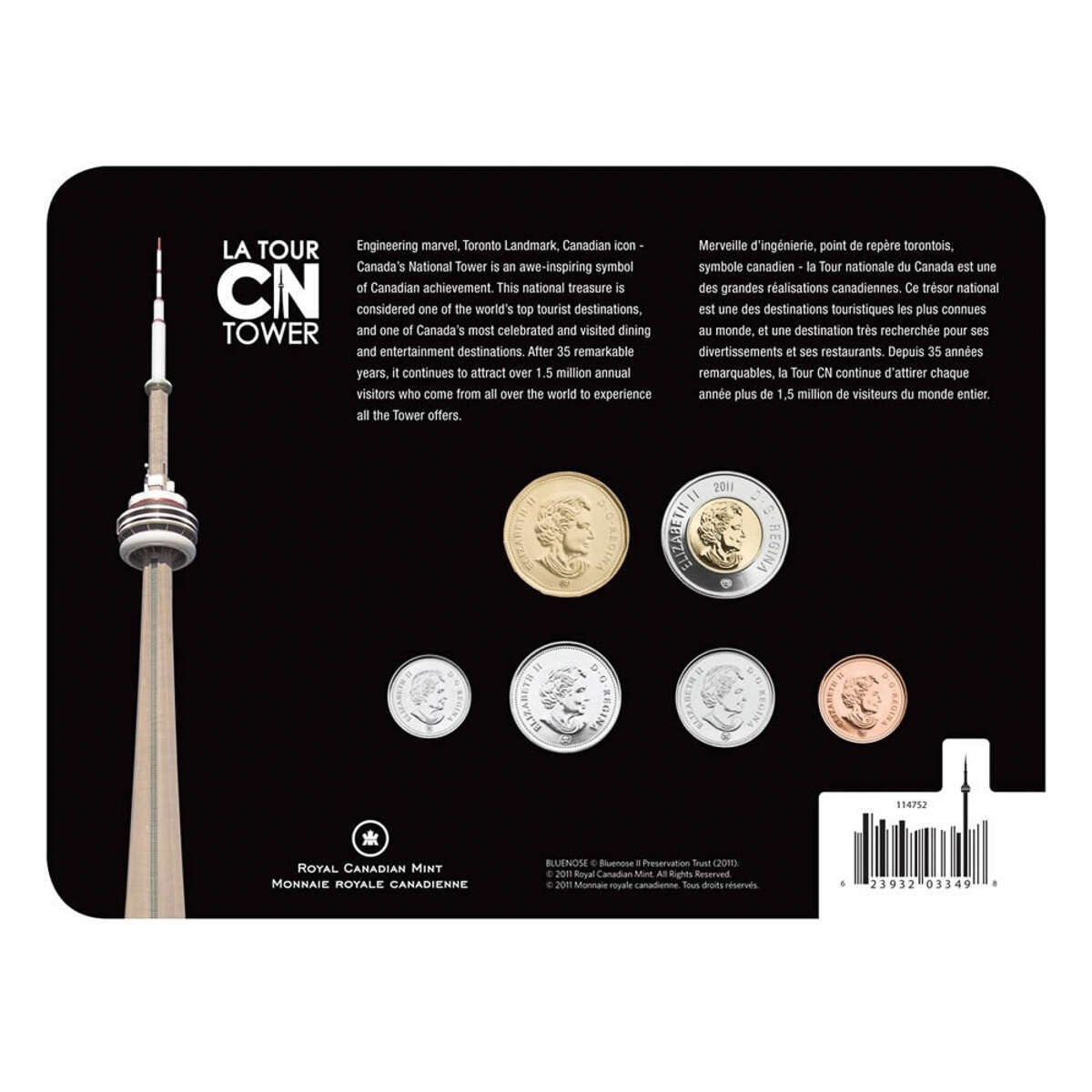 2011 CN Tower Collector Card