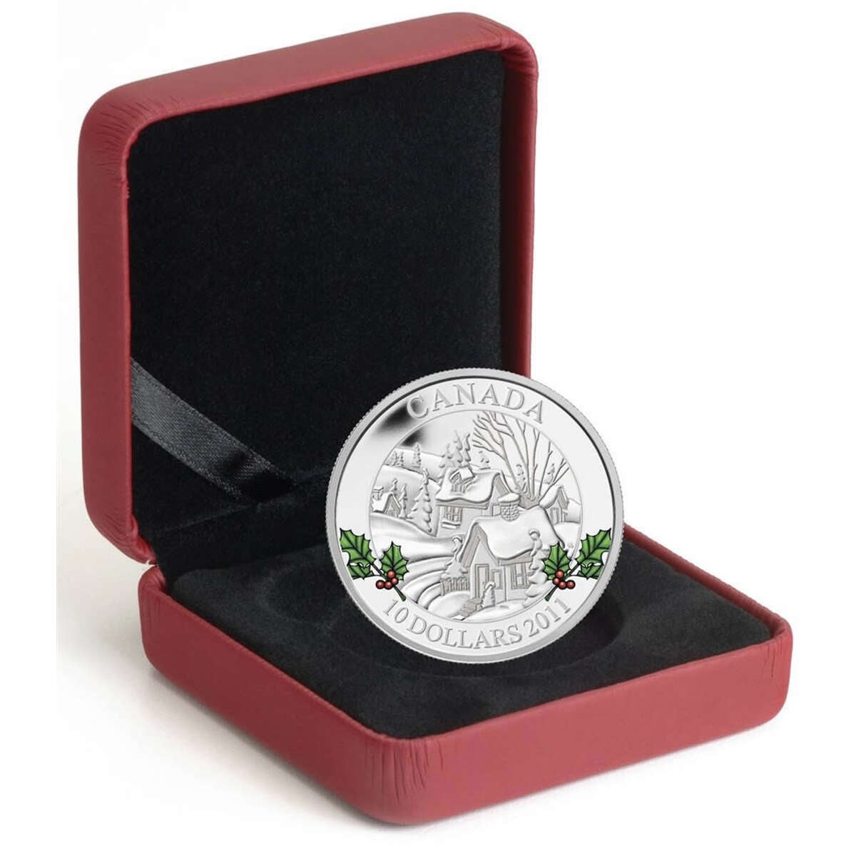 2011 $10 Wintertown - Pure Silver Coin