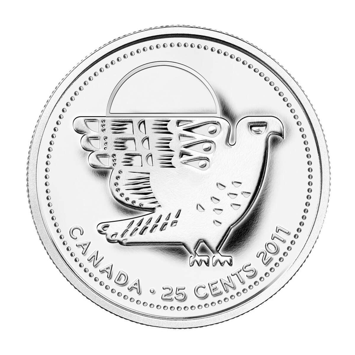 2011 25c Canadian Legendary Nature - 12-Coin Circulation Pack