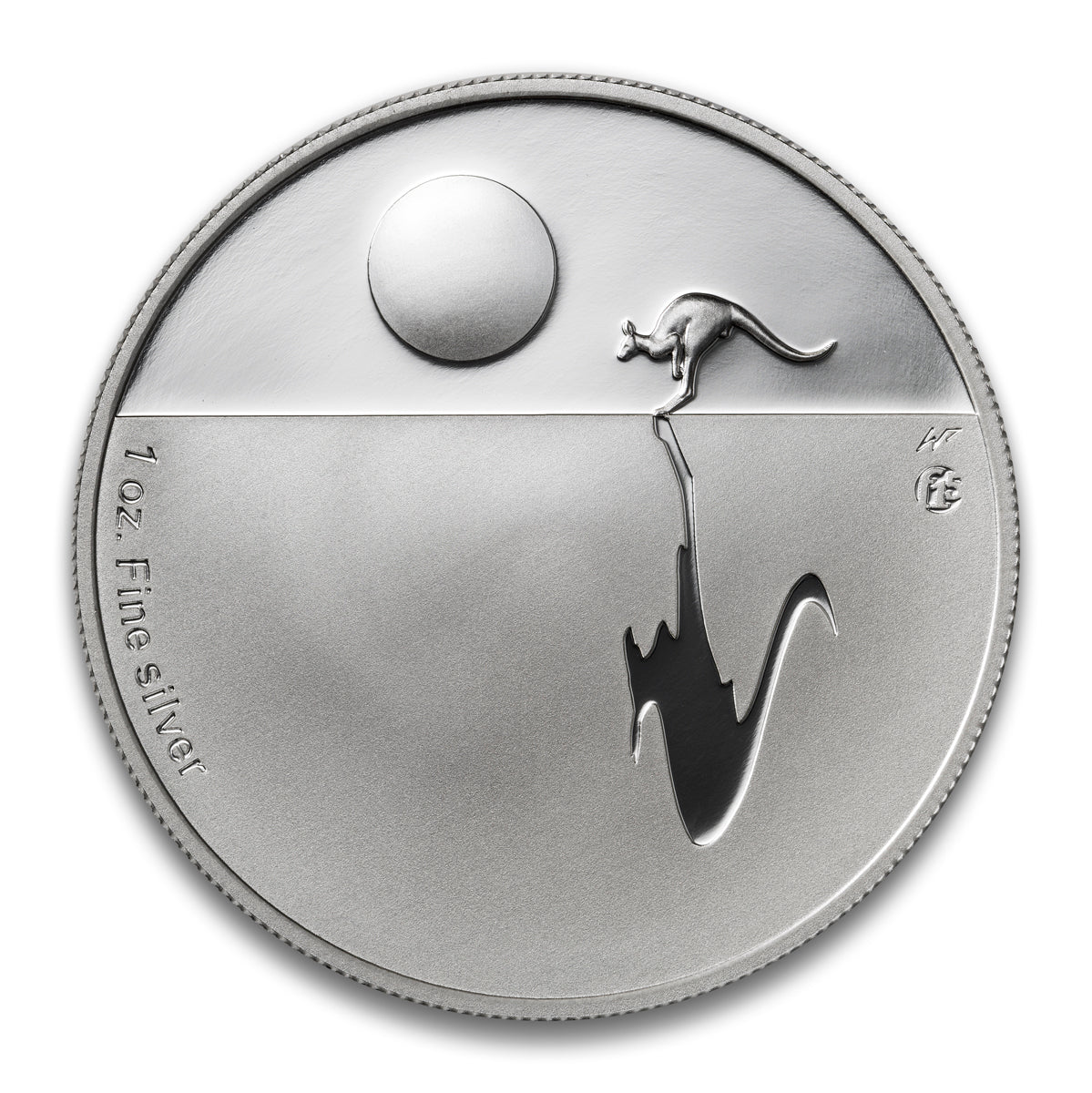 2011 $1 Kangaroo at Sunset: F15 Privy Mark - Pure Silver Coin