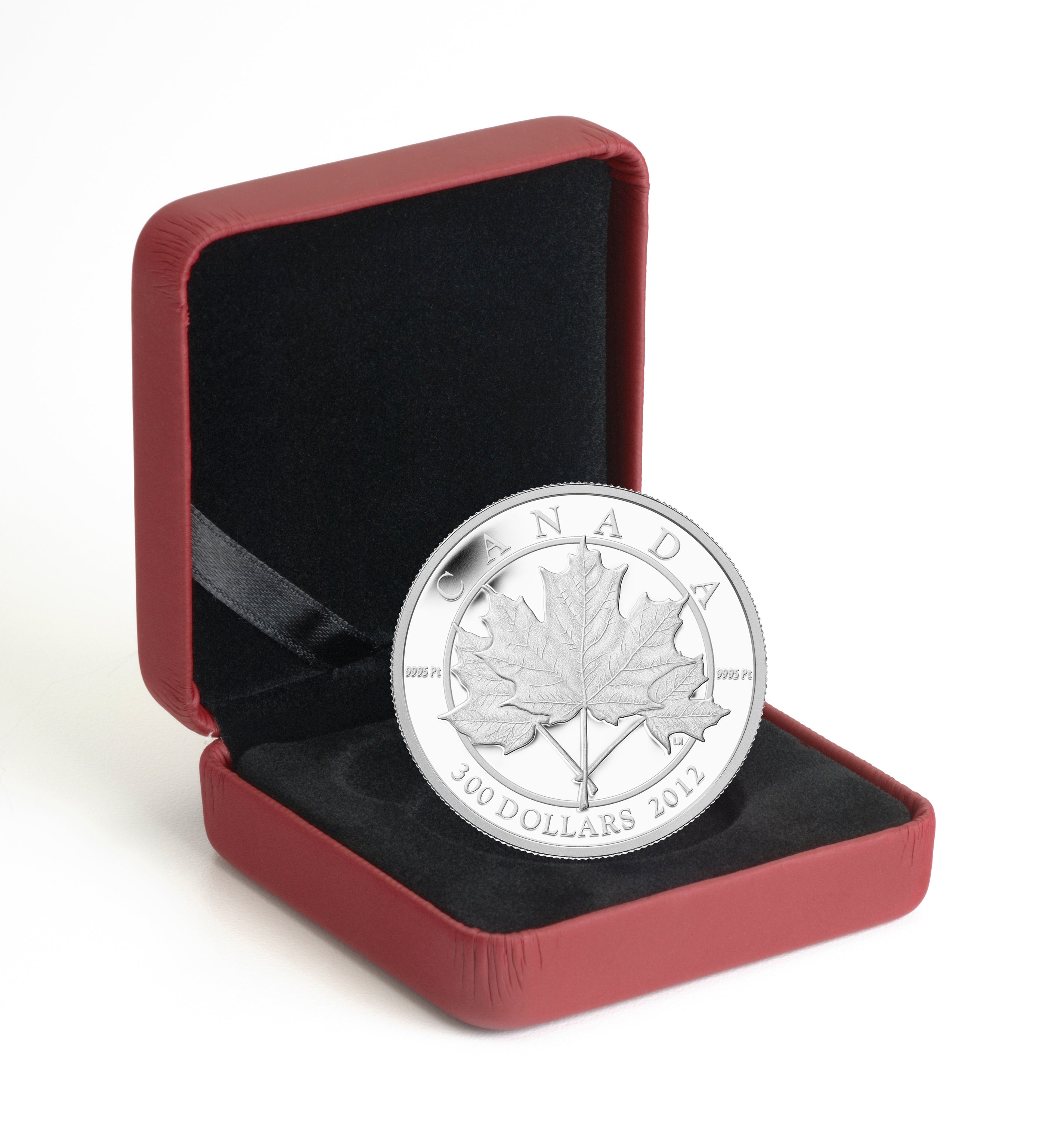 2012 $300 Maple Leaf Forever - Pure Platinum Coin