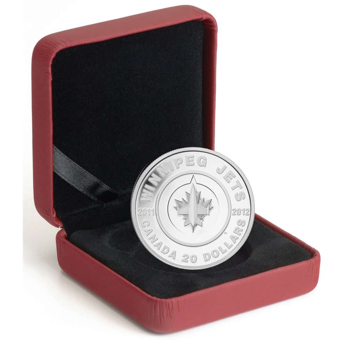 銀塊　つぶし 45g　925　純銀　850 2011 $20 Winnipeg Jets - Pure Silver Coin