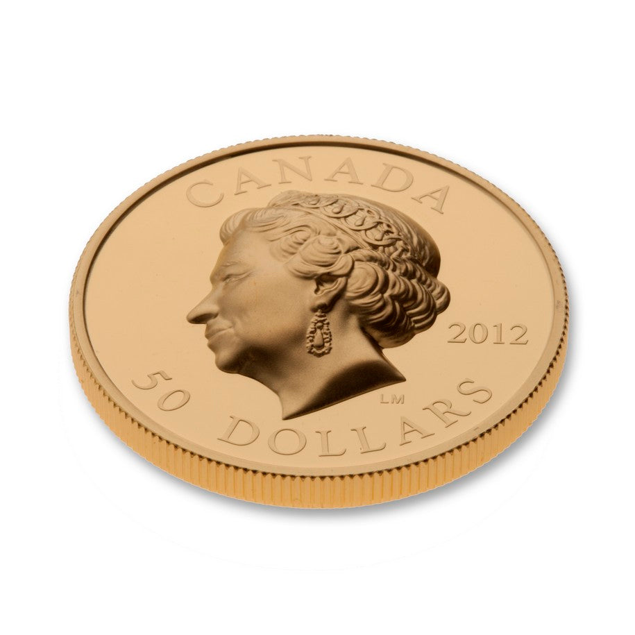 2012 $50 Diamond Jubilee - High Relief Pure Gold Coin