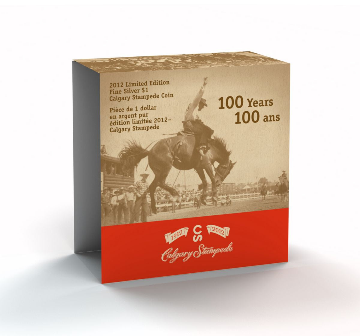 2012 $1 100 Years of the Calgary Stampede - Special Edition Pure Silver Dollar