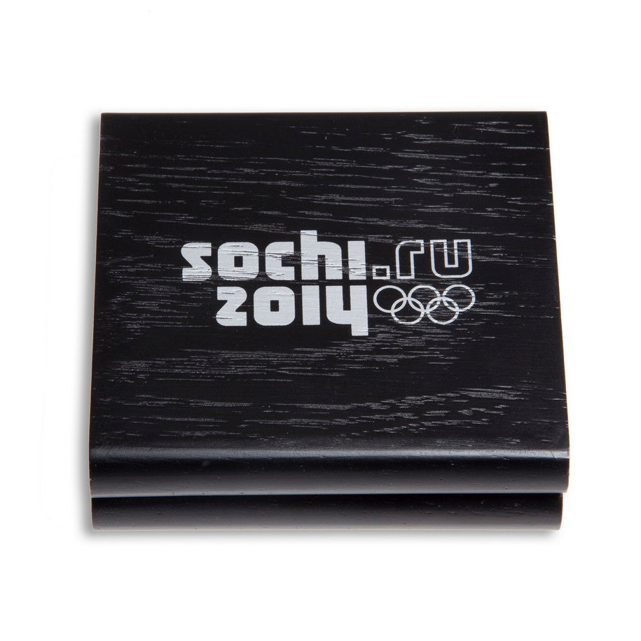 2014 3 Roubles Sochi Winter Olympics: Ice Hockey - Sterling Silver Coin