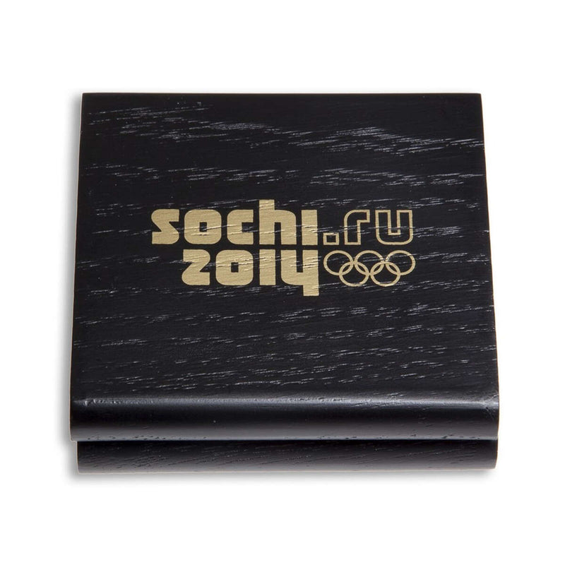 2014 50 Roubles Sochi Winter Olympics: Curling - Pure Gold Coin