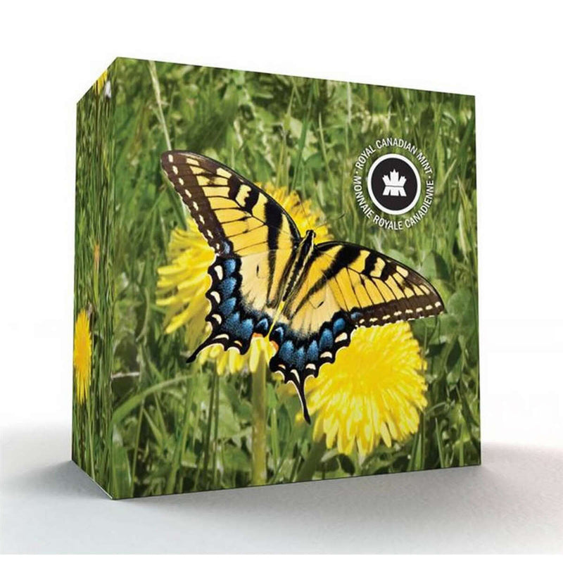 2013 $20 Butterflies of Canada: Canadian Tiger Swallowtail - Pure Silv