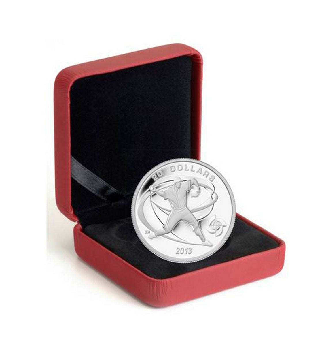 2013 $20 Celebrate Baseball: Pitcher - Pure Silver Coin