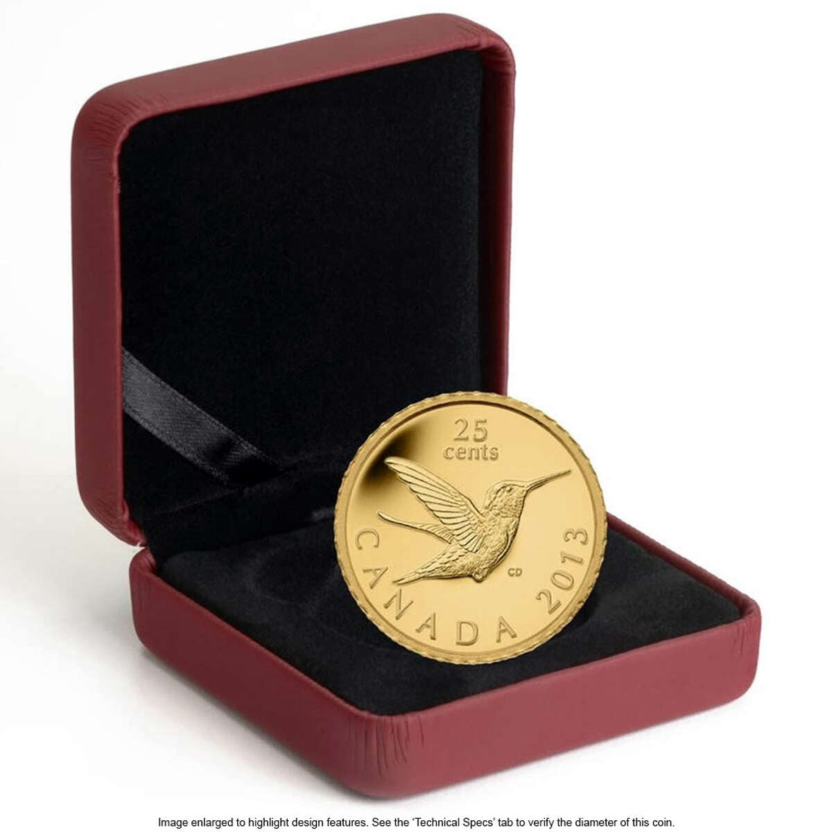 2013 25c Hummingbird - Pure Gold Coin