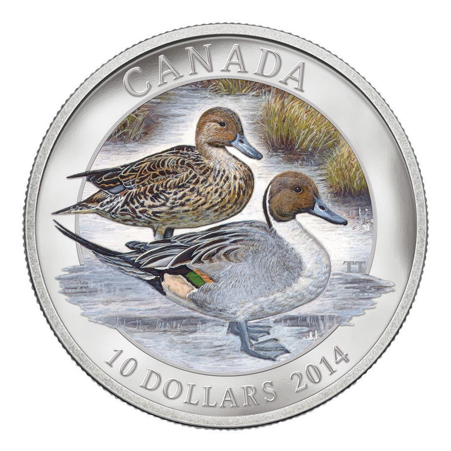 2013 $10 Ducks of Canada - Pure Silver 3-Coin Set with Display Case and Duck Caller