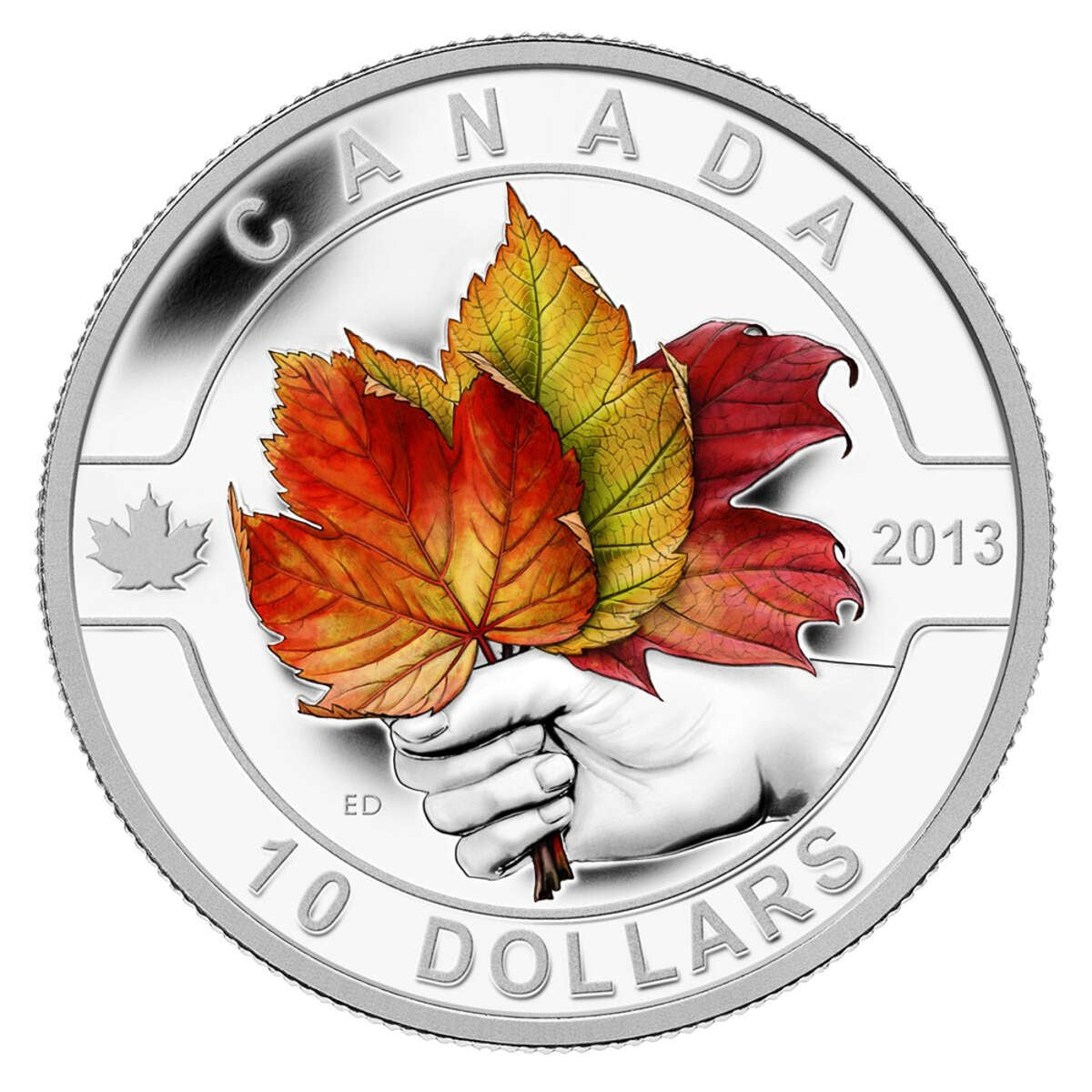 2013 $10 O Canada Series:  Pure Silver Set with Display Case