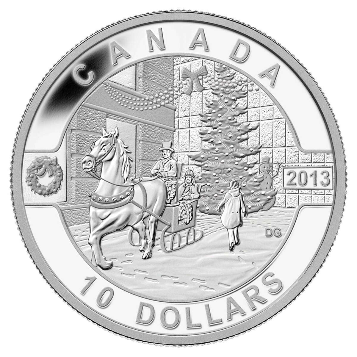 2013 $10 O Canada Series:  Pure Silver Set with Display Case