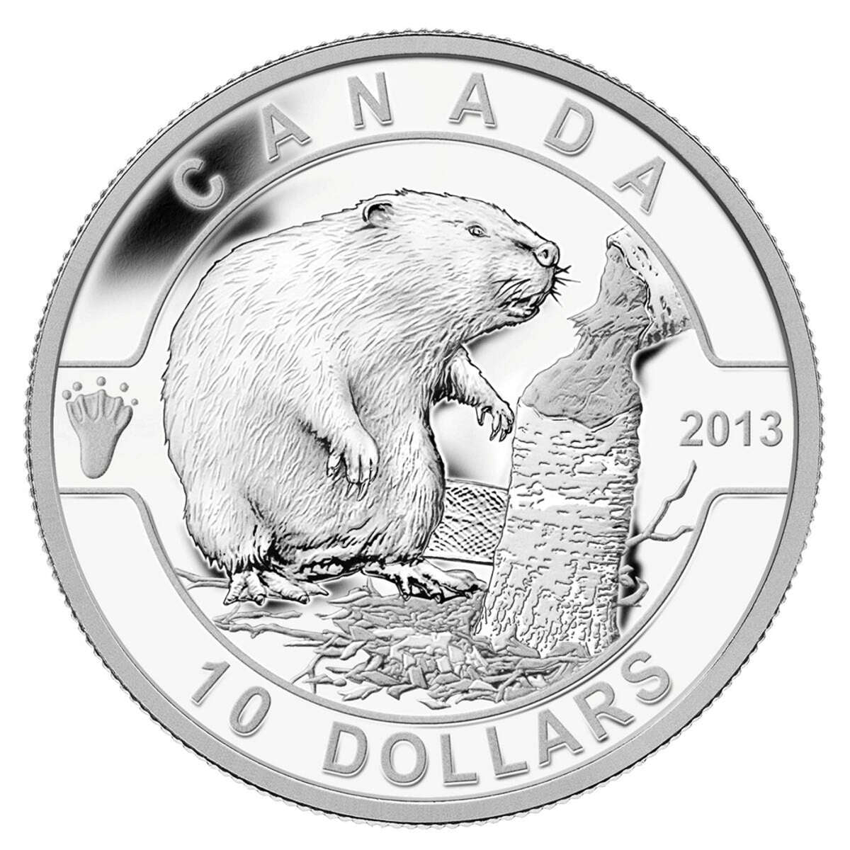 2013 $10 O Canada Series:  Pure Silver Set with Display Case