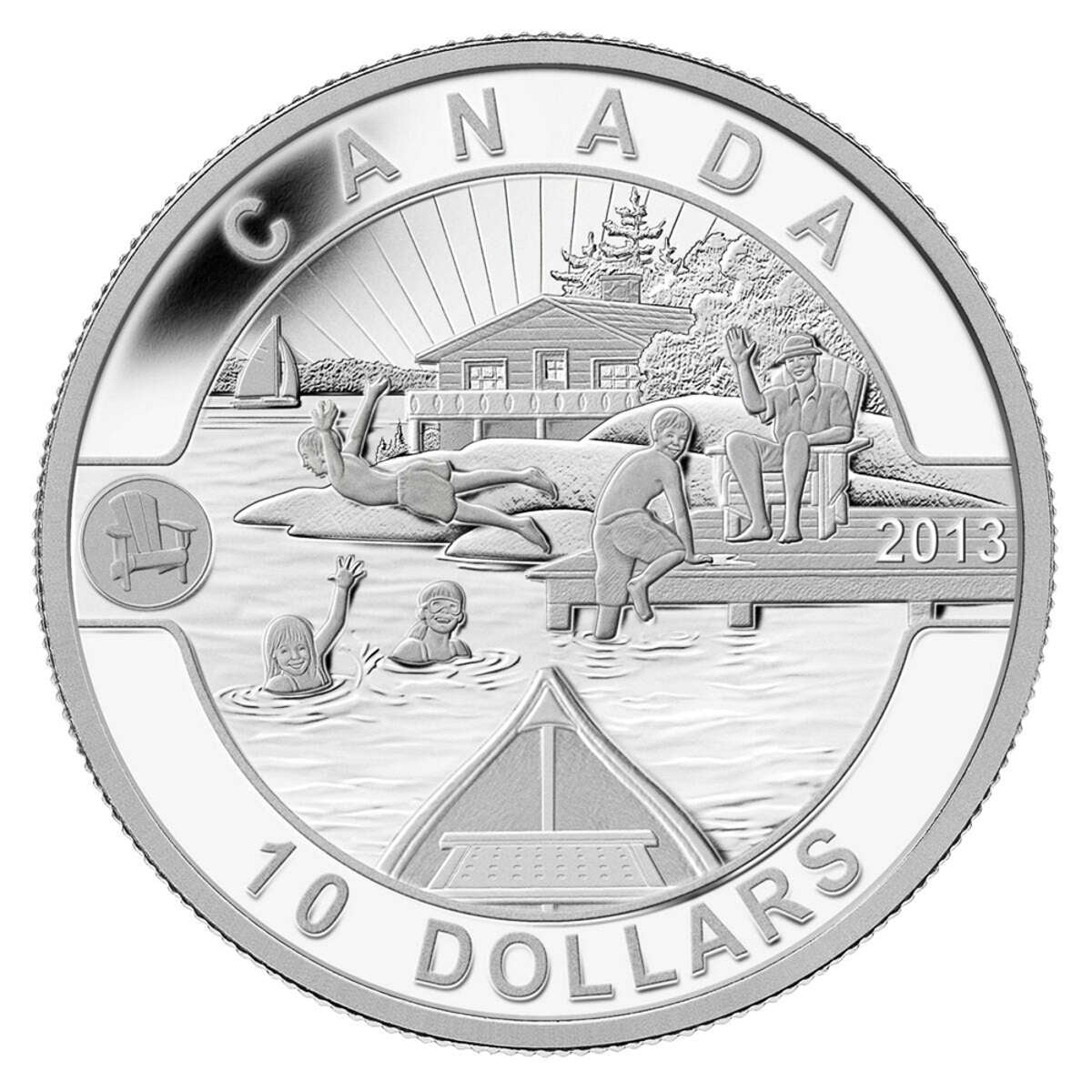 2013 $10 O Canada Series:  Pure Silver Set with Display Case