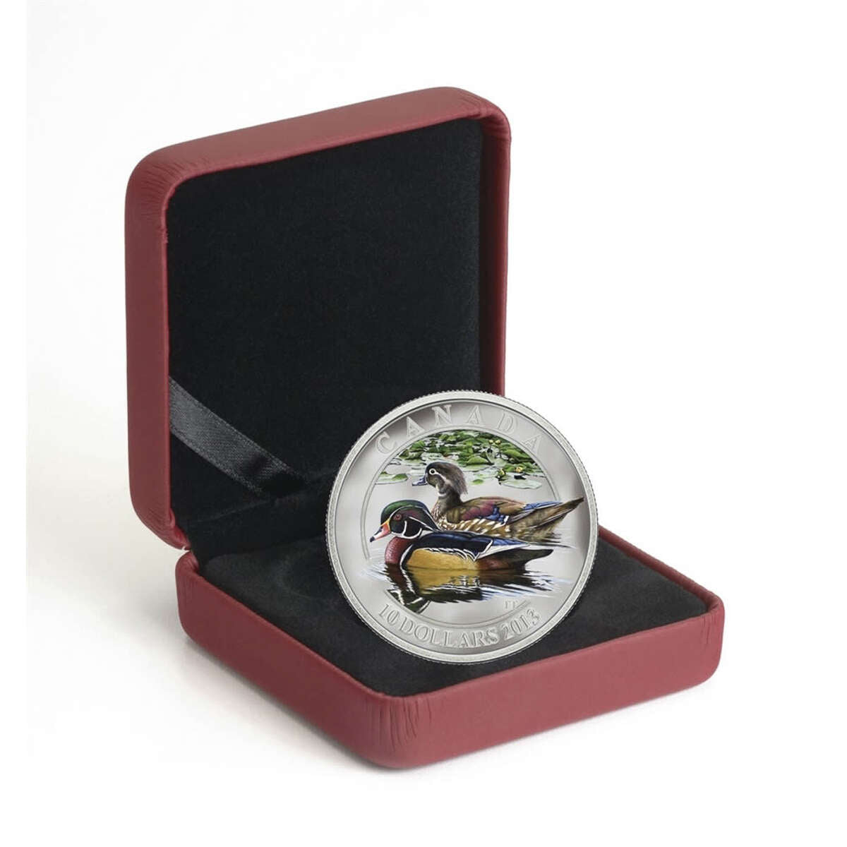 2013 $10 Ducks of Canada: Wood Duck - Pure Silver Coin