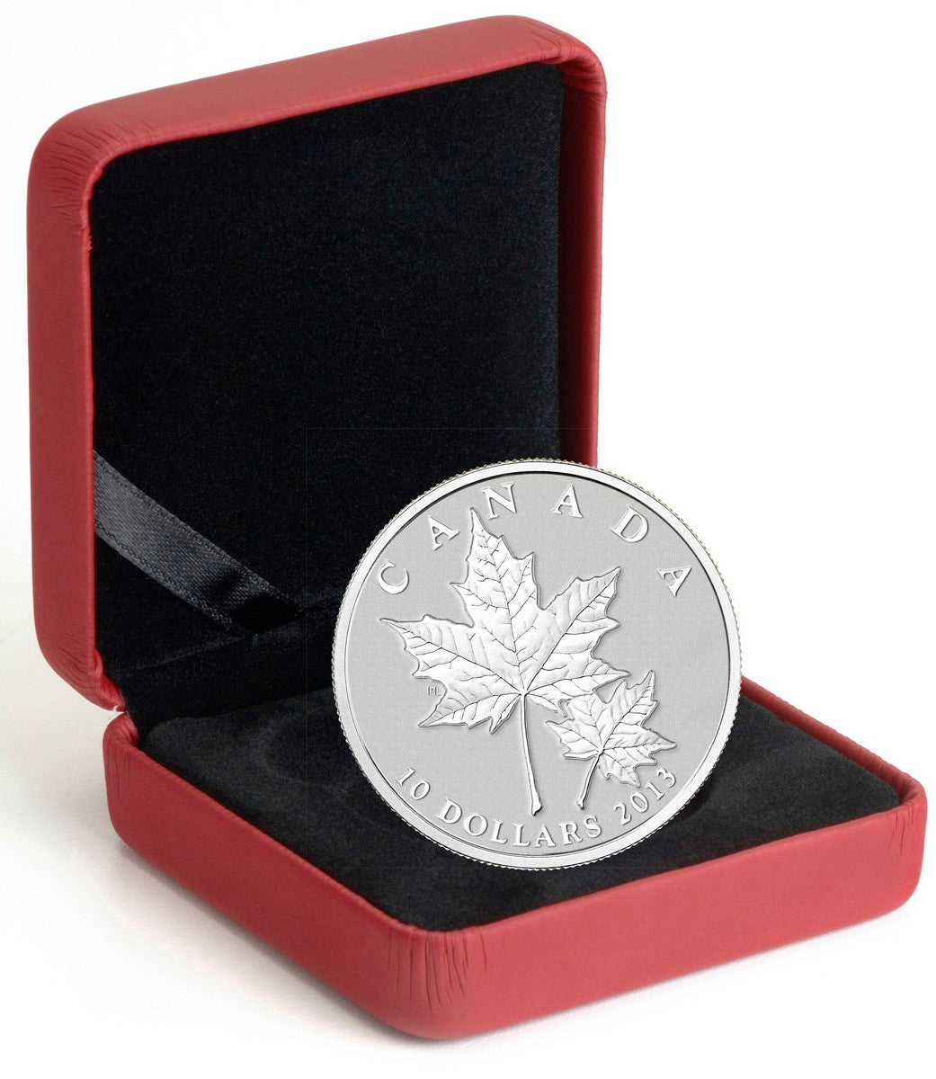 2013 $10 Maple Leaf - Pure Silver Coin