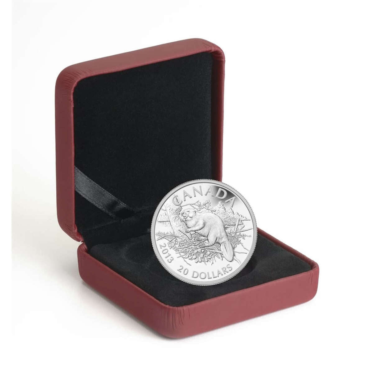 2013 $20 The Beaver - Pure Silver Coin