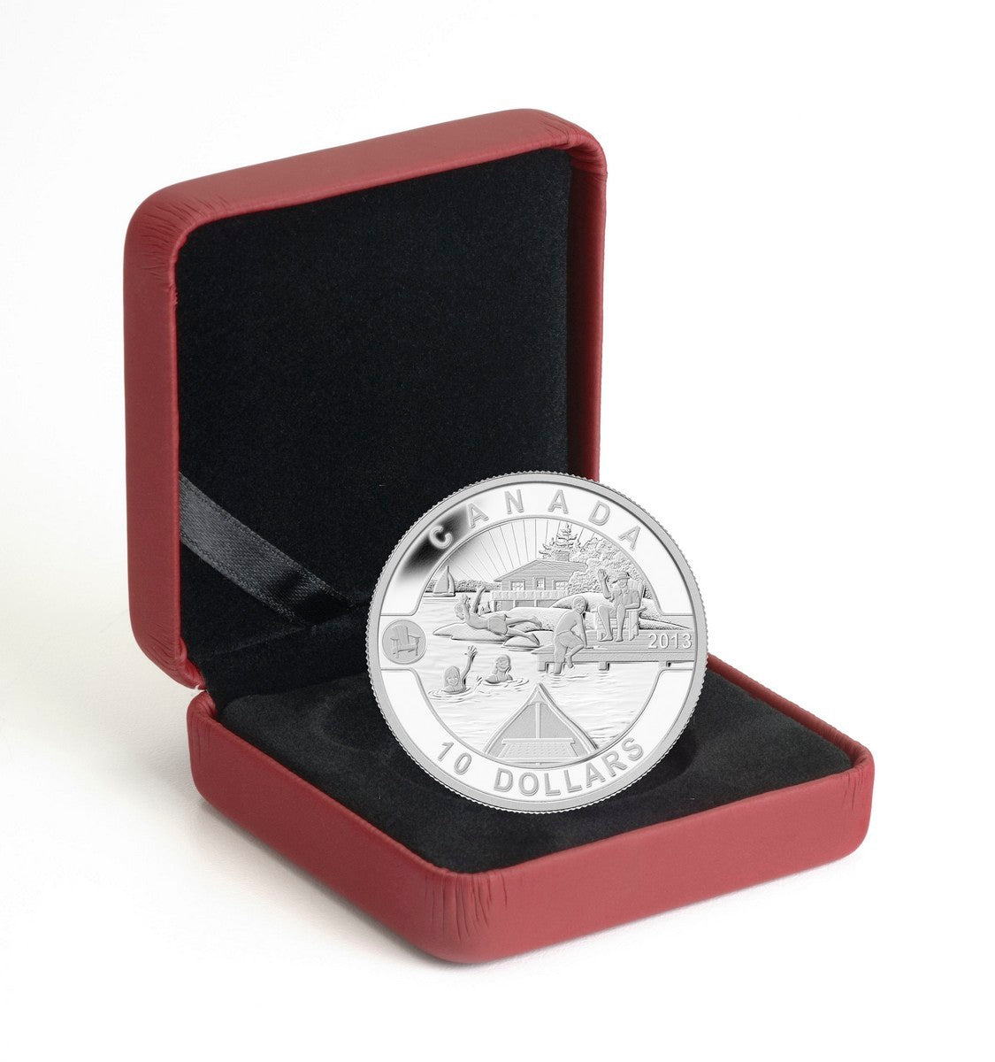 2013 $10 O Canada: Canadian Summer Fun - Pure Silver Coin