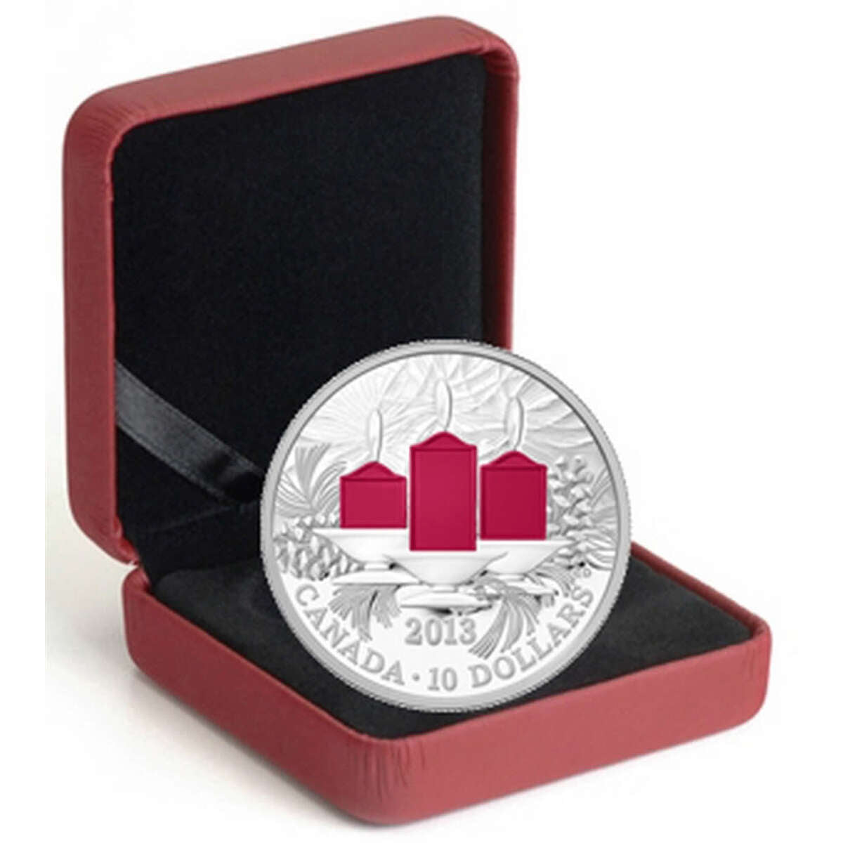 2013 $10 Holiday Candles - Pure Silver Coin