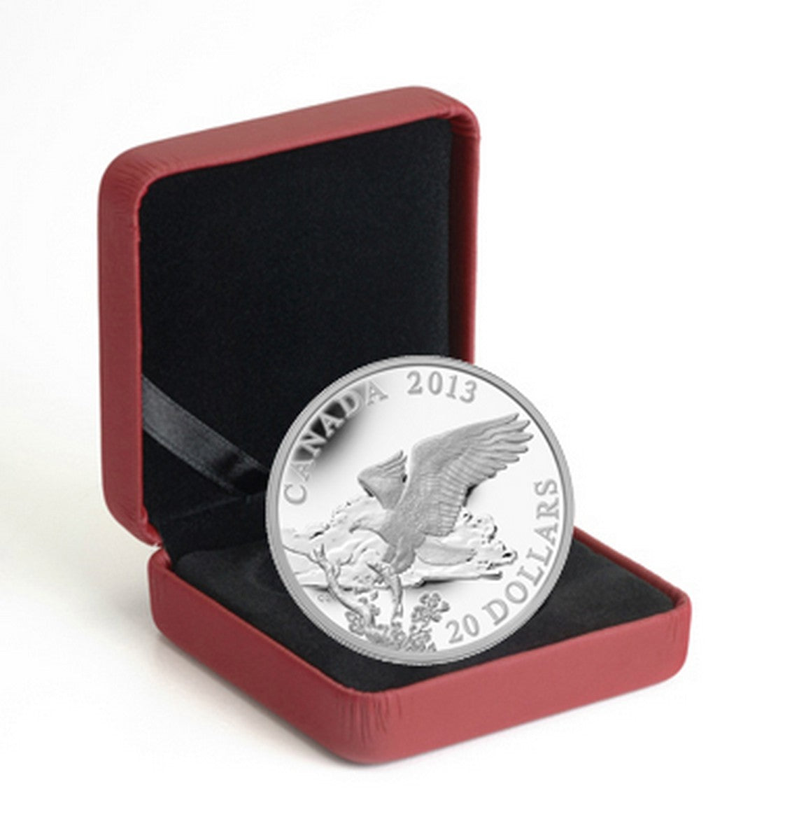 2013 $20 The Bald Eagle: Returning From the Hunt - Pure Silver Coin