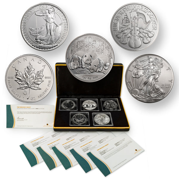 2013 The Fabulous 5 Select - Fine Silver 5 Coin Set
