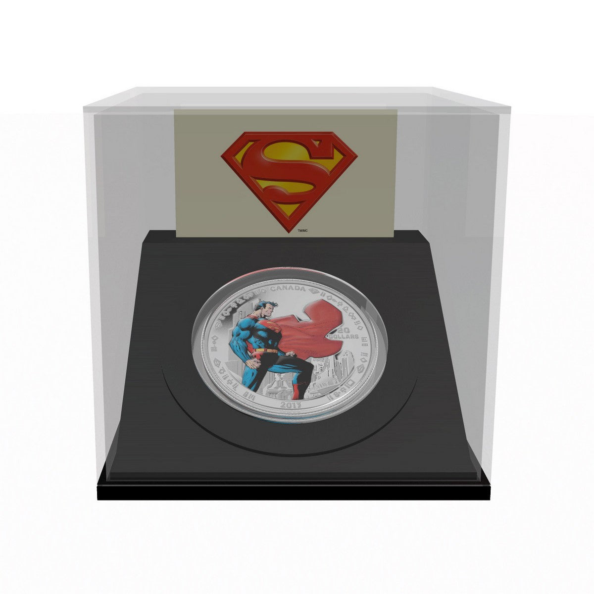 カナダ　20ドル銀貨（スーパーマン）75TH ANNIVERSARY 2013 $20 75th Anniversary of Superman™: Man of Steel - Pure Silv