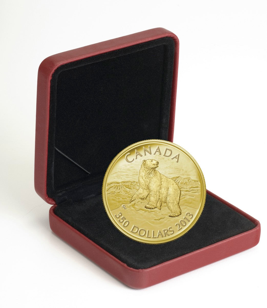 2013 $350 Iconic Polar Bear - Pure Gold Coin