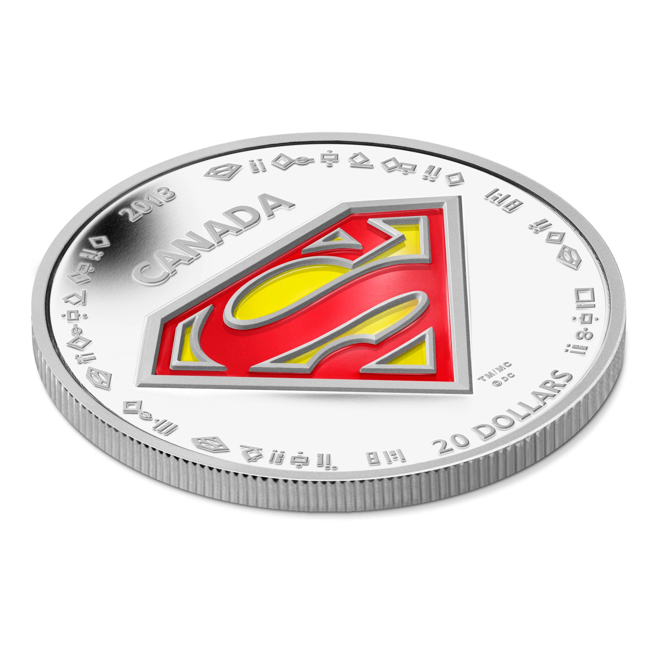 2013 $20 75th Anniversary of Superman™: The Shield - Pure Silver