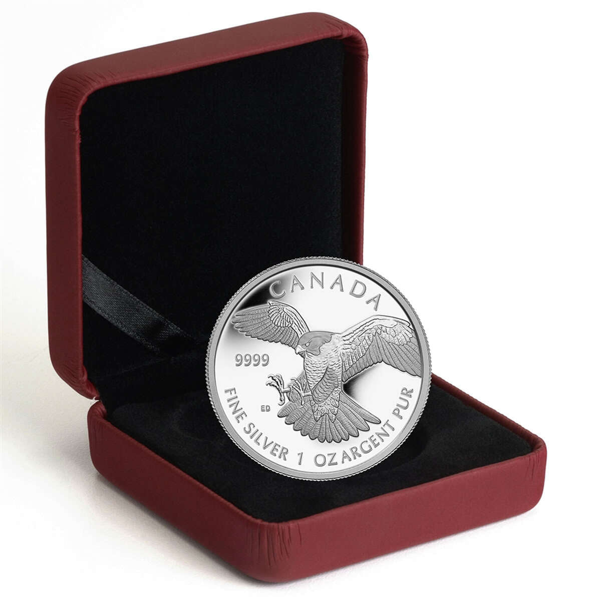 2014 $5 Peregrine Falcon - Pure Silver Coin