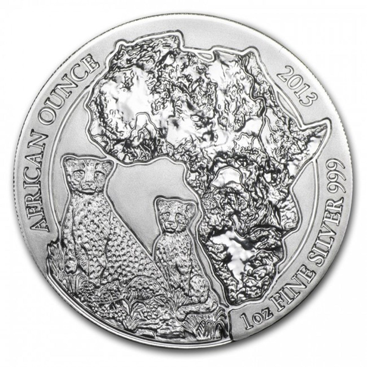 2013 The Fabulous 15: Republic of Rwanda - Pure Silver Coin