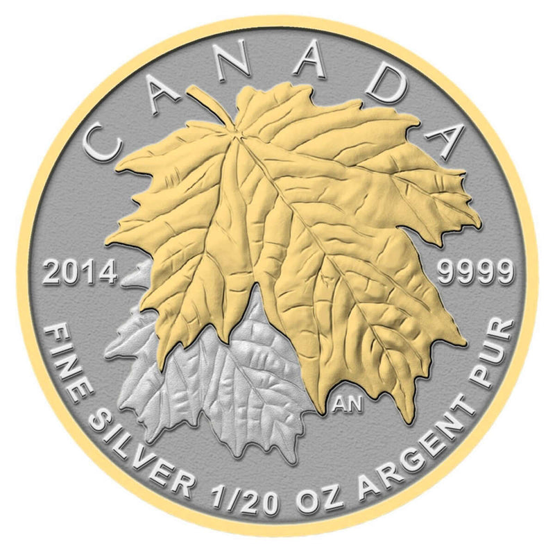 2014 The Maple Leaf - Pure Silver Fractional Set