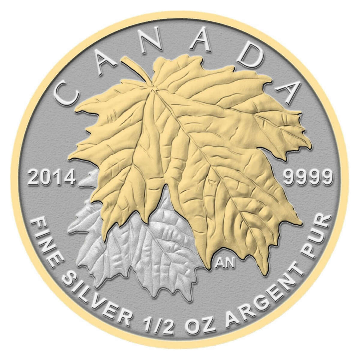 2014 The Maple Leaf - Pure Silver Fractional Set