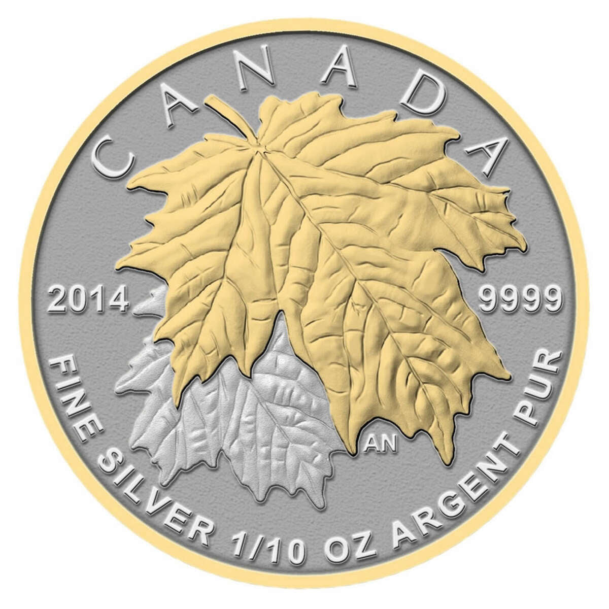 2014 The Maple Leaf - Pure Silver Fractional Set