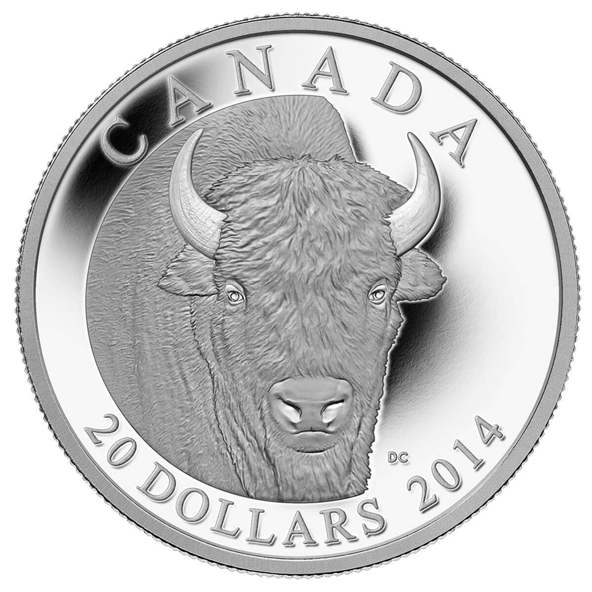 2014 $20 The Bison: A Portrait - Pure Silver Coin Default Title