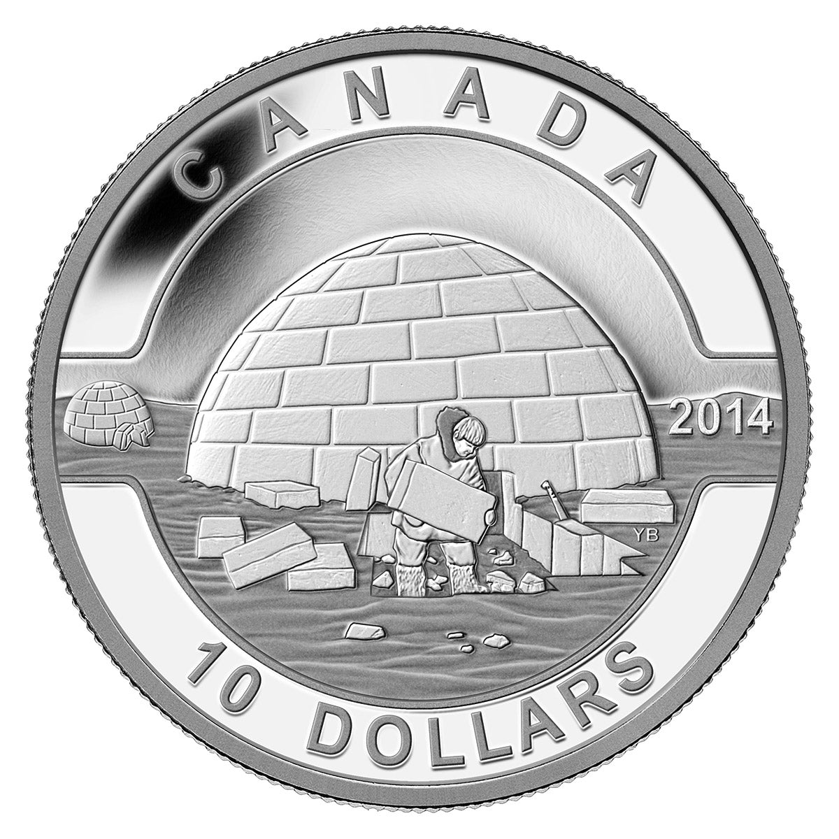 2014 $10 O Canada Series - Pure Silver 10-Coin Set