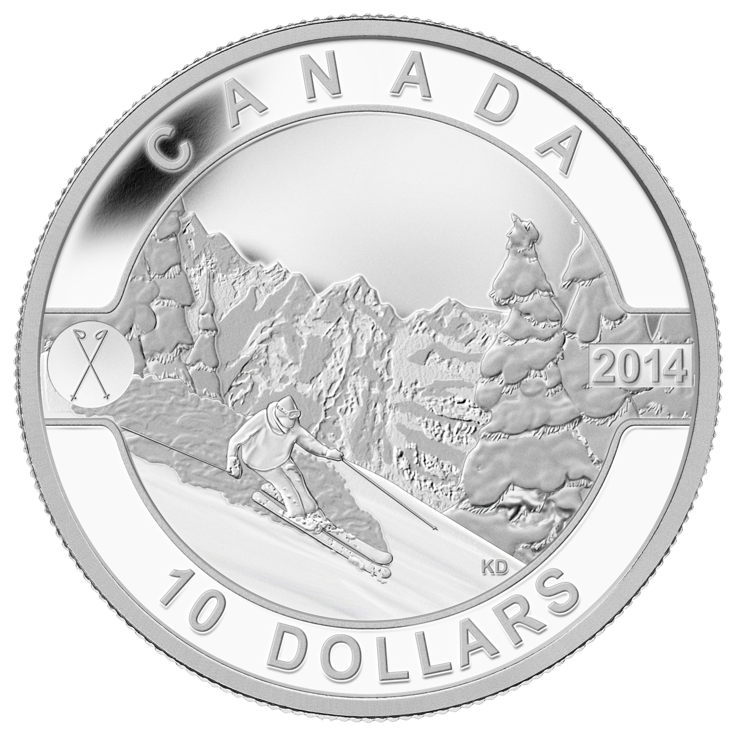 2014 $10 O Canada Series - Pure Silver 10-Coin Set