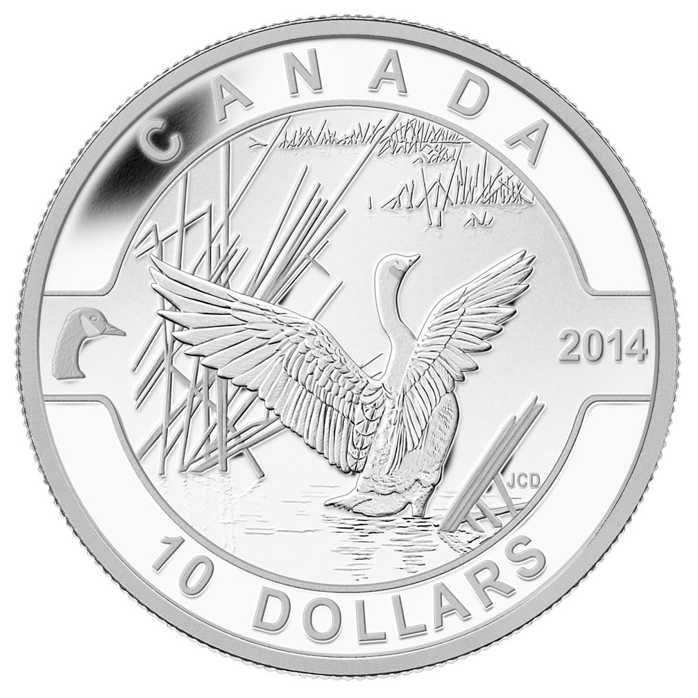 2014 $10 O Canada Series - Pure Silver 10-Coin Set