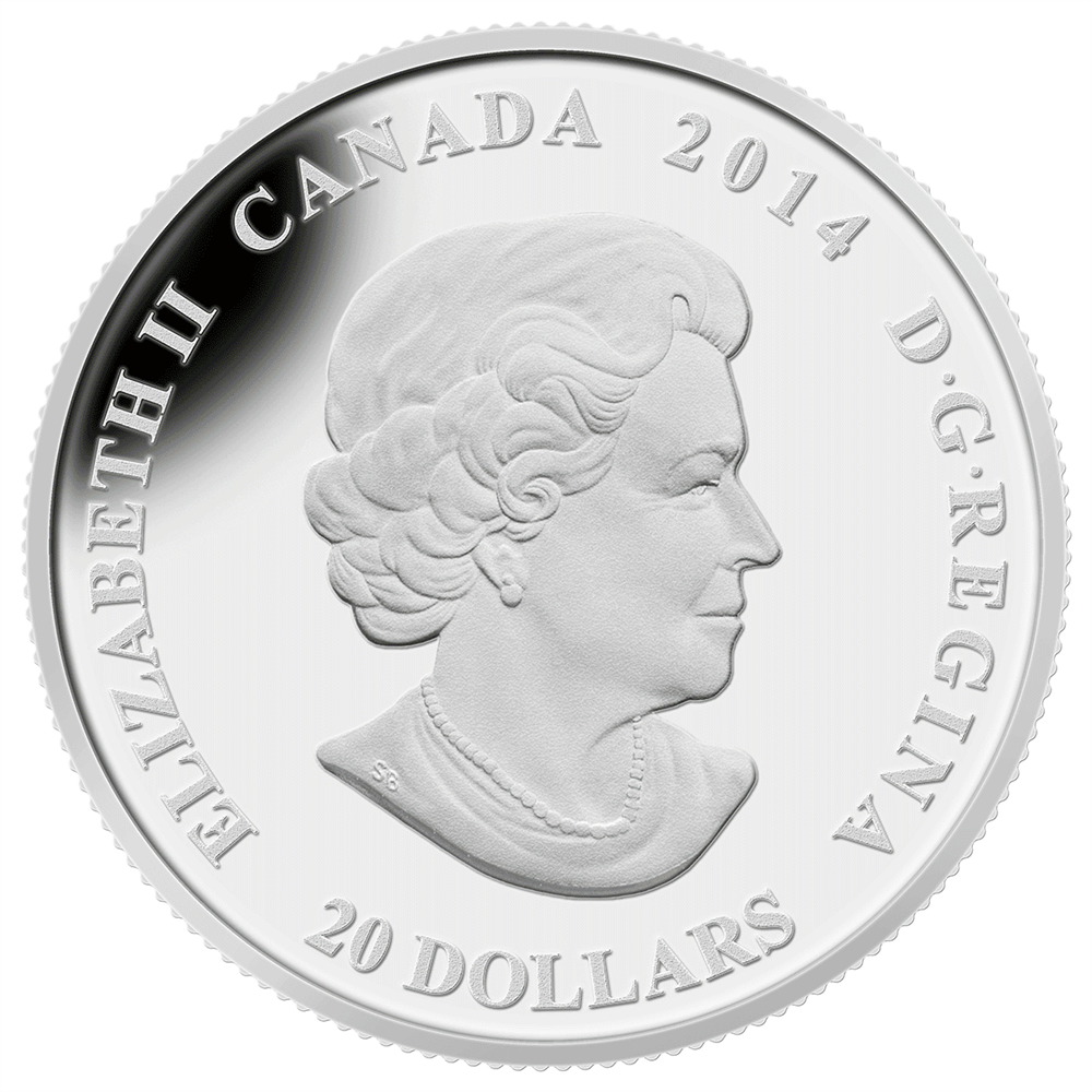 2014 $20 Stained Glass: Casa Loma - Pure Silver Coin