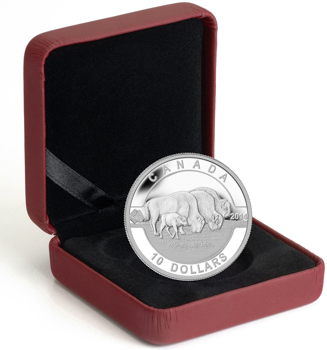 2014 $10 O Canada: Bison - Pure Silver Coin