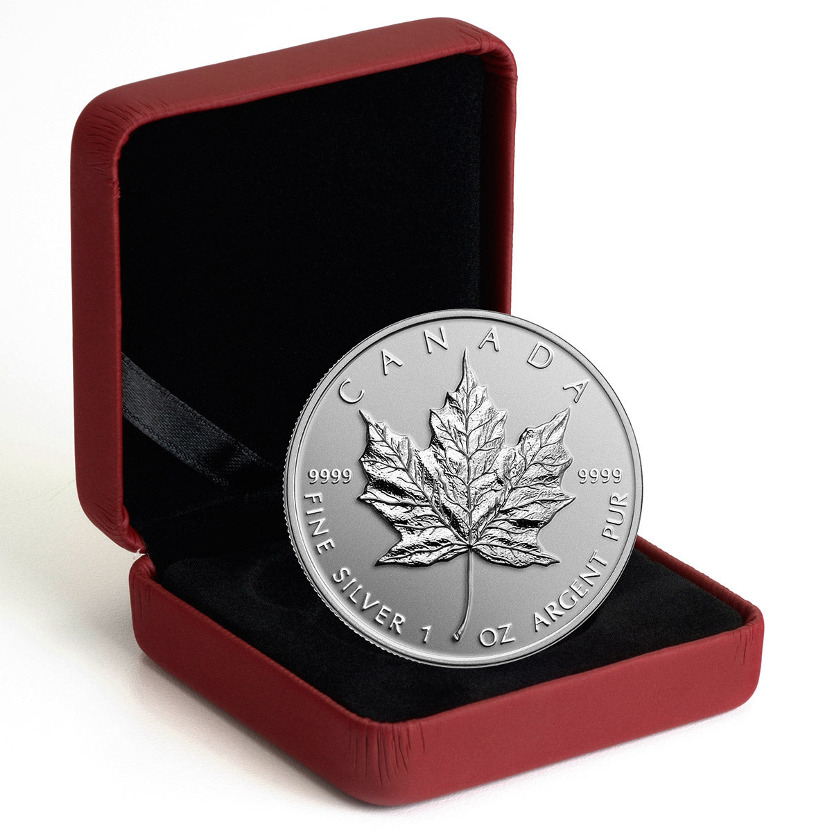 $5 2014 High Relief Special Edition Maple Leaf - Pure Silver Coin