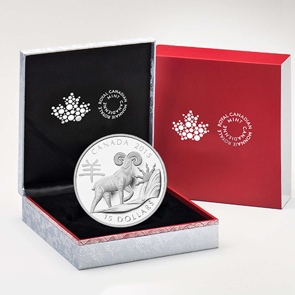 2015 $15 Year of the Sheep - Pure Silver Coin