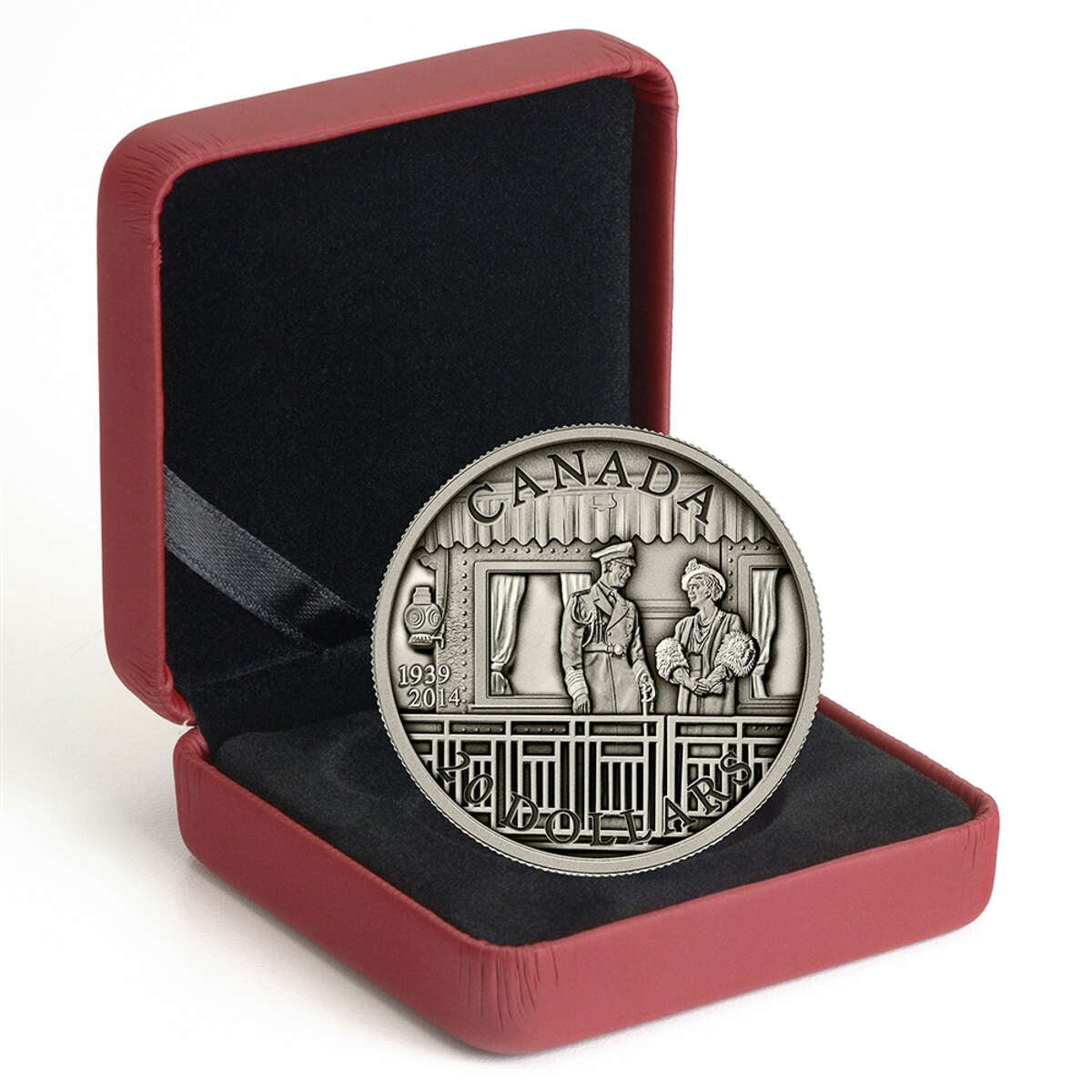 2014 $20 The First Royal Visit, 75th Anniversary - Pure Silver Coin