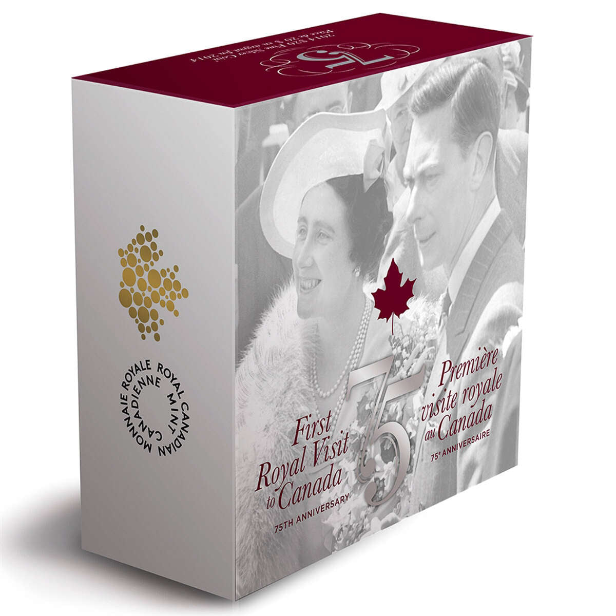 2014 $25 The First Royal Visit, 75th Anniversary - Pure Silver Coin