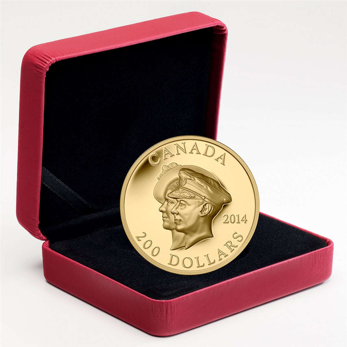 2014 $200 The First Royal Visit, 75th Anniversary - Pure Gold Coin